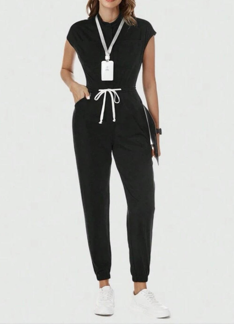 Women's Scrub Nurse Uniform. Healthcare worker,