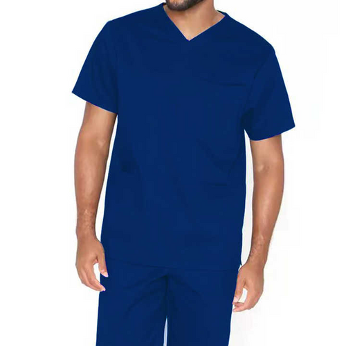 Men’s V-Neck Medical Scrubs Set – Doctor Uniform