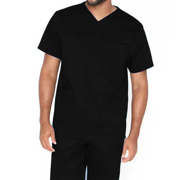 Men’s V-Neck Medical Scrubs Set – Doctor Uniform
