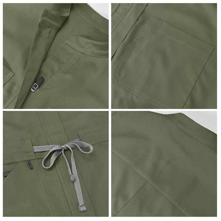 Women’s Stretch Medical Jumpsuit – Soft & Stylish Scrub Set