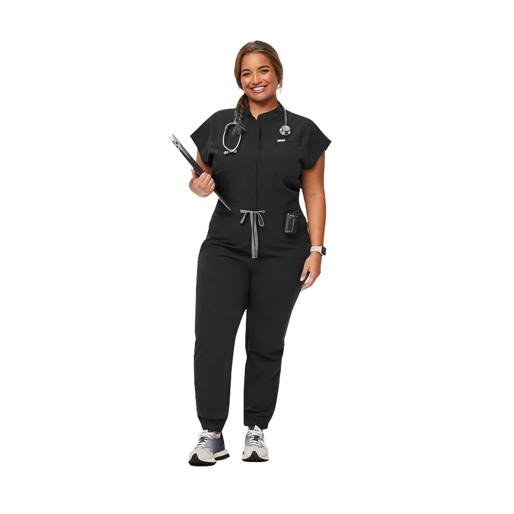 Women’s Stretch Medical Jumpsuit – Soft & Stylish Scrub Set