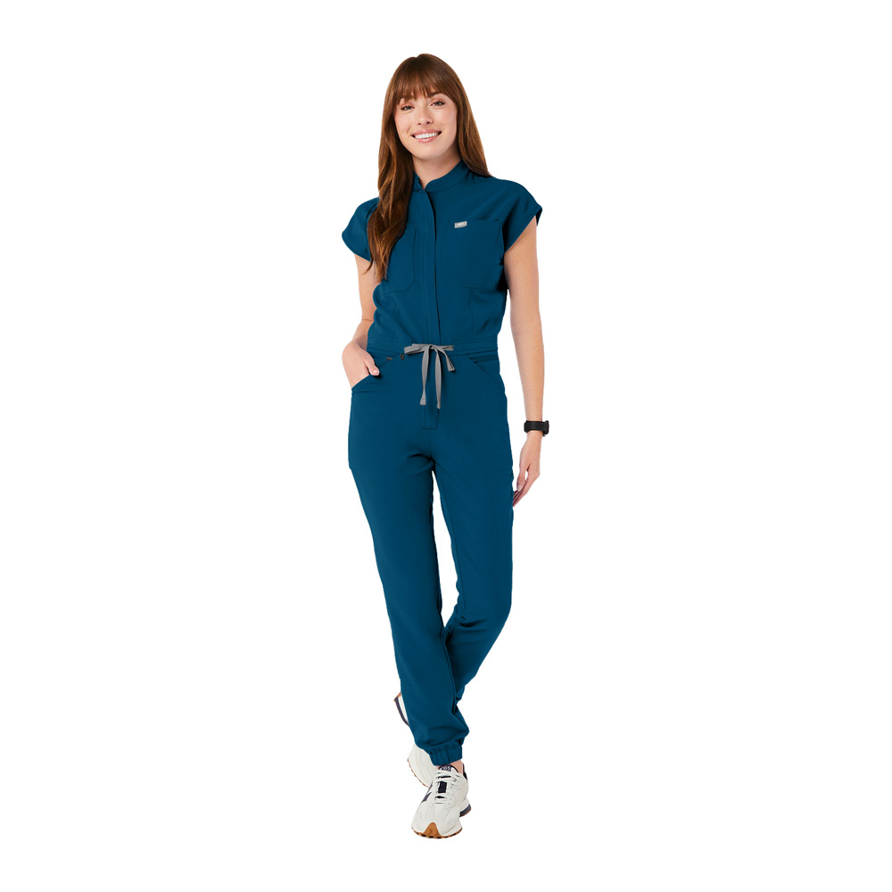 Women’s Stretch Medical Jumpsuit – Soft & Stylish Scrub Set