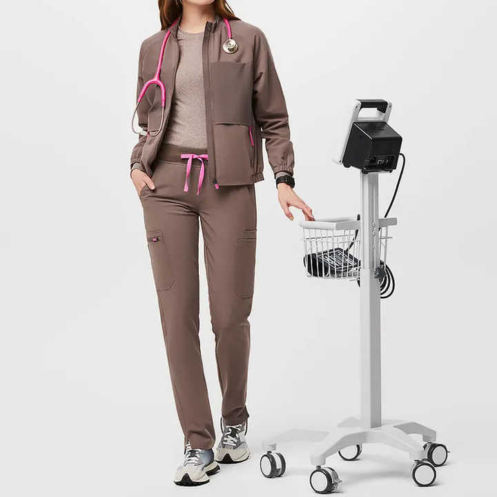 Women’s Nylon Jogger Scrub Set