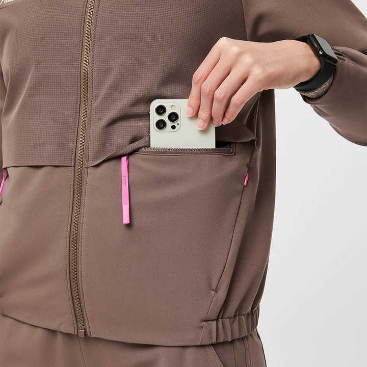 Women’s Nylon Jogger Scrub Set
