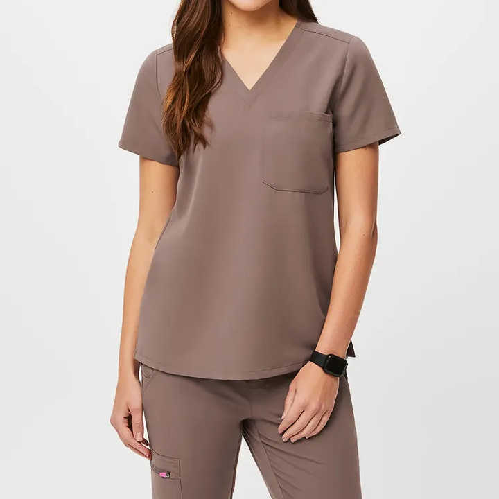 Women’s Nylon Jogger Scrub Set