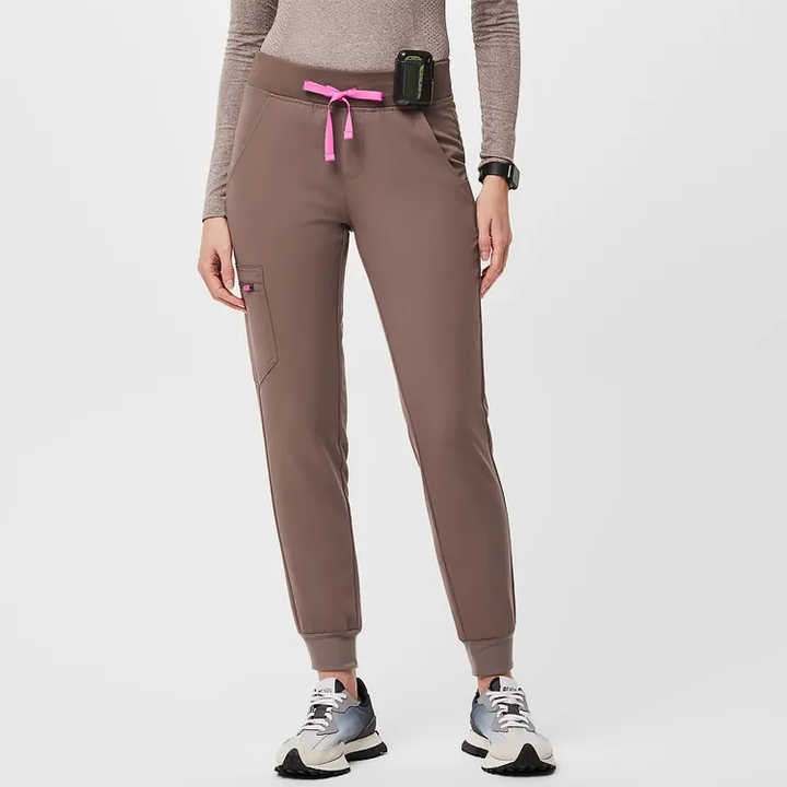 Women’s Nylon Jogger Scrub Set