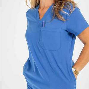 Women’s Ceil Blue Jogger Scrubs Set – Hospital Uniform