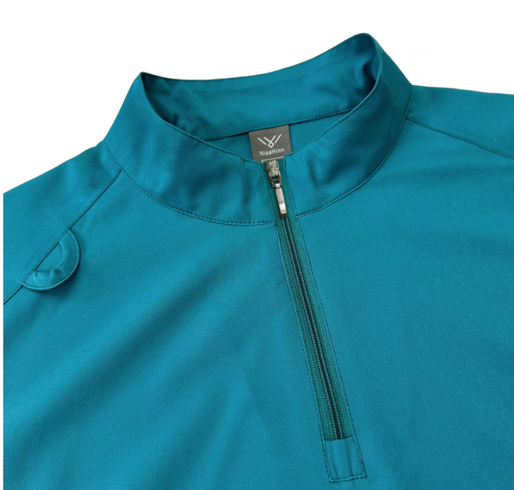 Plus Size Water-Resistant Jogger Scrubs Set – Polyester Spandex