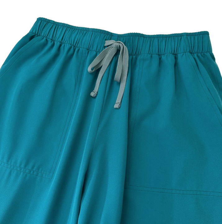 Plus Size Water-Resistant Jogger Scrubs Set – Polyester Spandex